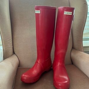 Red Hunter Rain Boots